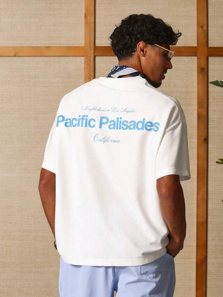 Vintage Urban Fashion - Pacific Palisades Loose Fit Summer Tee
