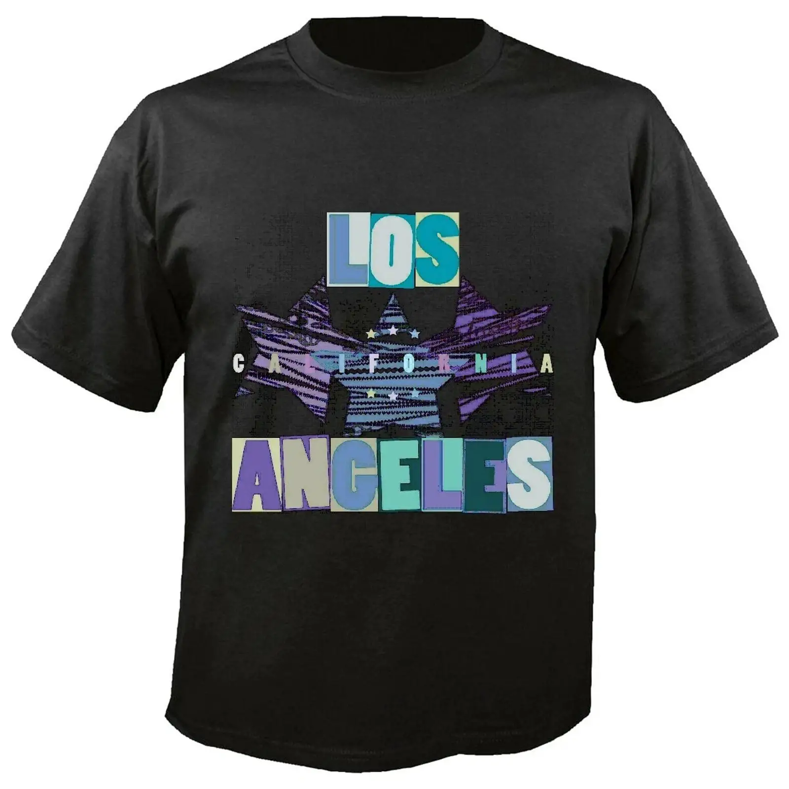 Vintage Fashion York - T Shirt LOS ANGELES NEW YORK