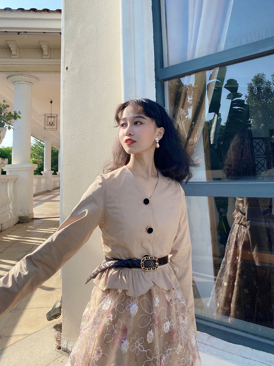 Vintage Fashion Jacket - Whale Original Vintage Short Jacket Top