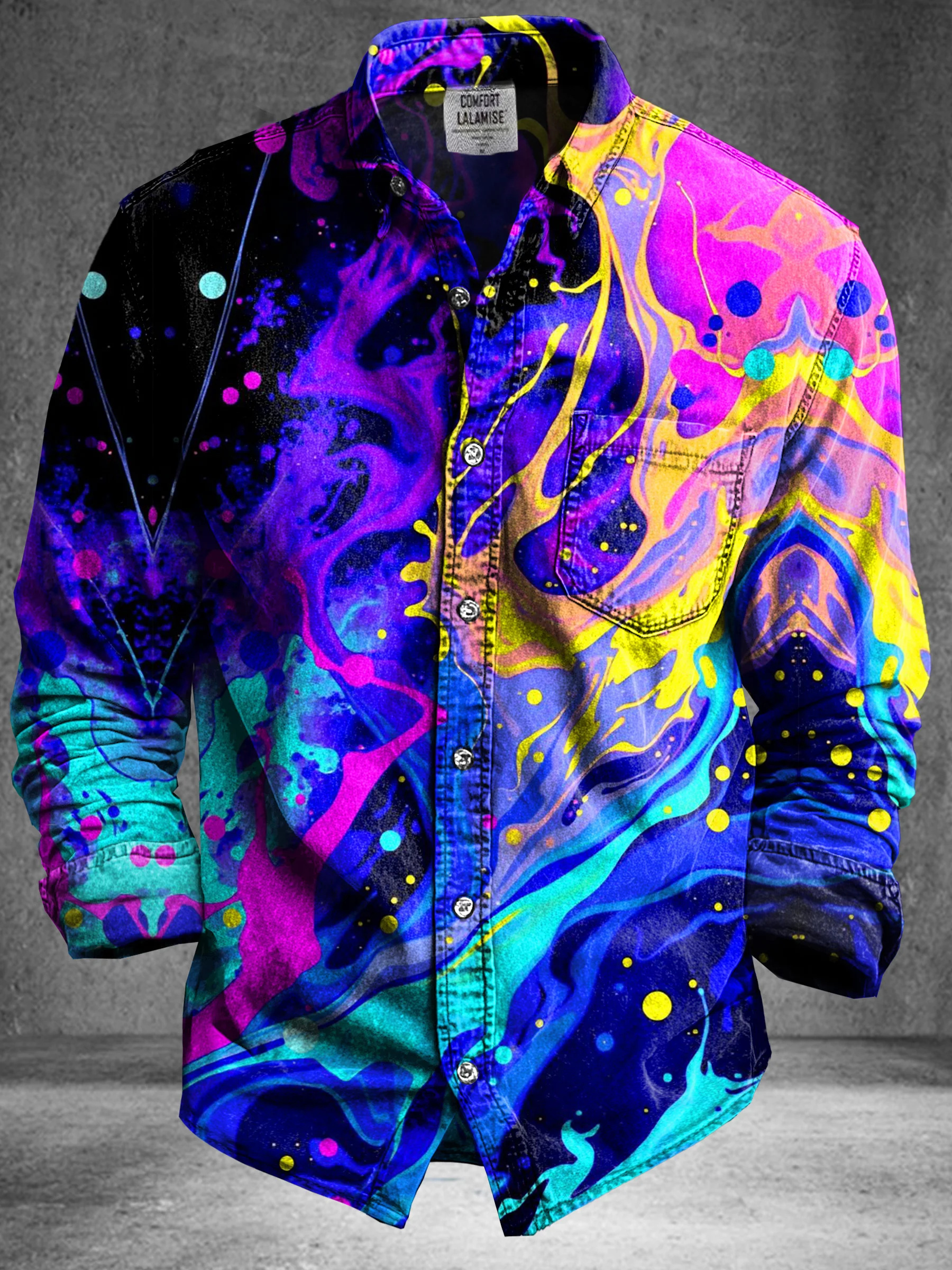 Vintage Fashion Art - Vintage Abstract Gradient Wave Totem Art