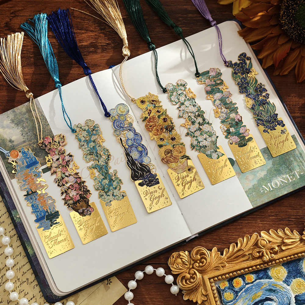 Vintage Fashion Books - 1 Pc Vintage Artistic Metal Bookmark,