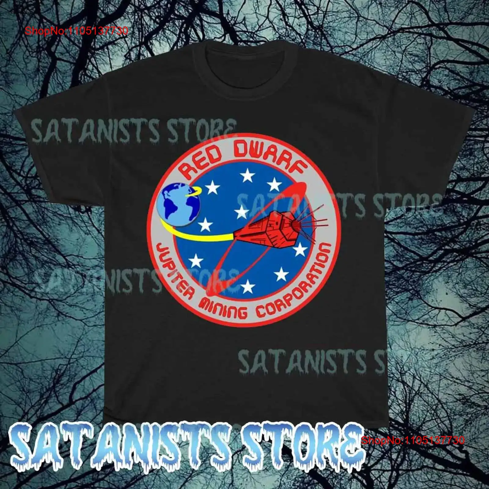 New Red Dwarf Logo Men's T shi - Vintage Fashion News ulasan dan harga