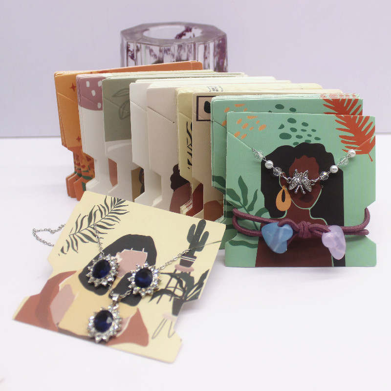 50Pcs 7.4x7.4cm White Paper ca - Vintage Fashion Illustrations ulasan dan harga