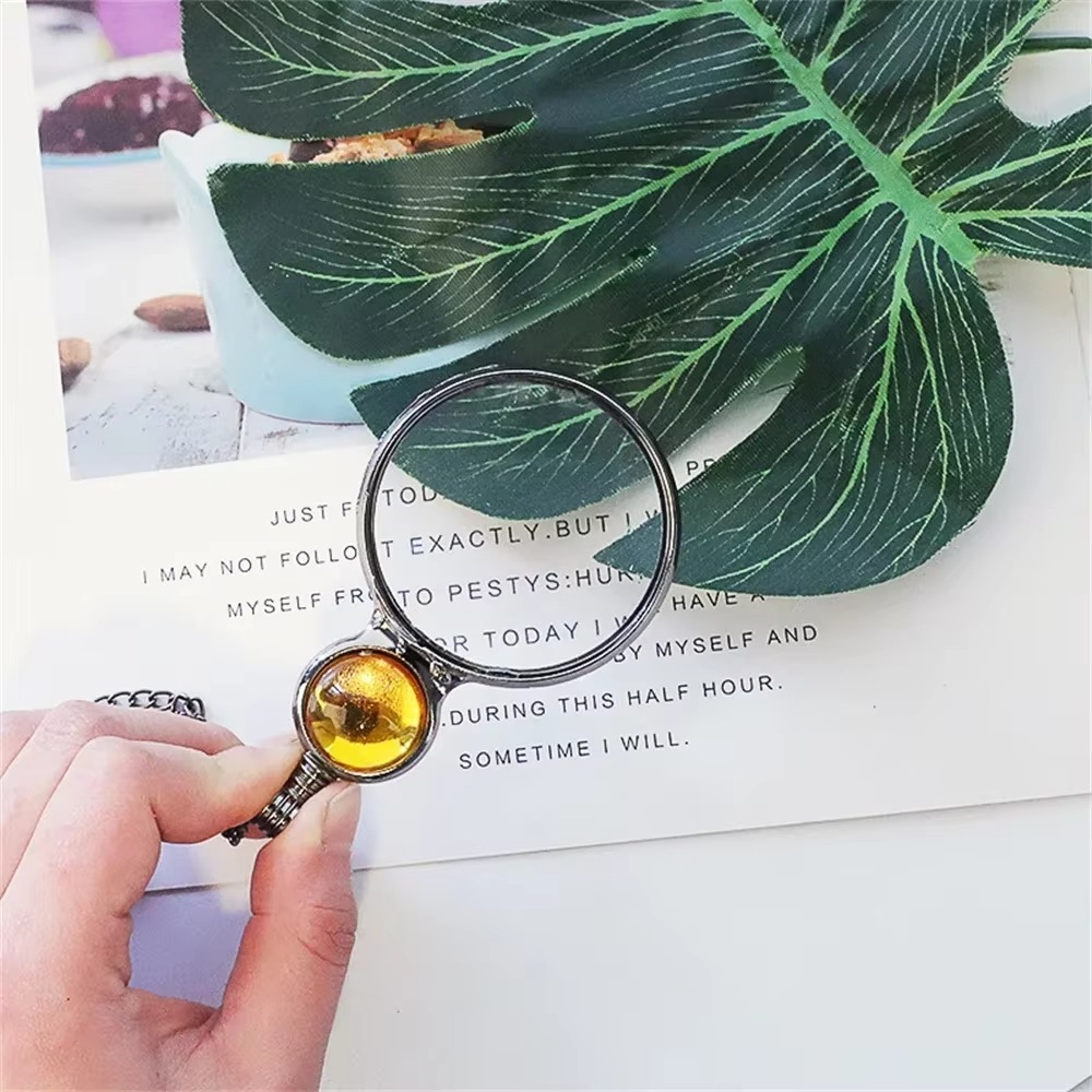 Magnifying Glass Necklace Vint - Vintage Fashion Newspaper ulasan dan harga