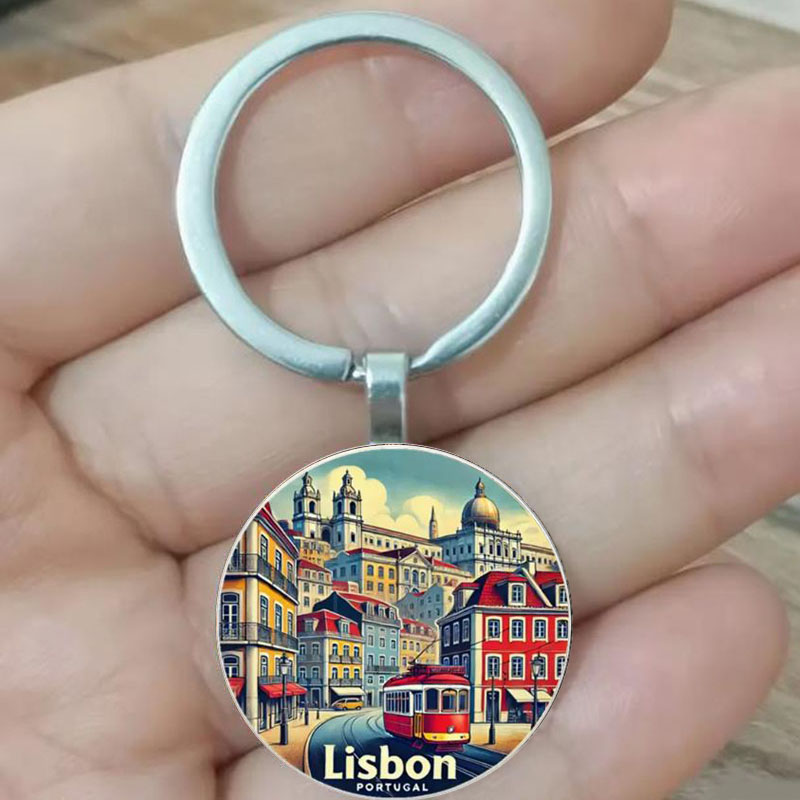 Retro Lisbon Portuguese Keycha - Vintage Fashion Lisbon ulasan dan harga