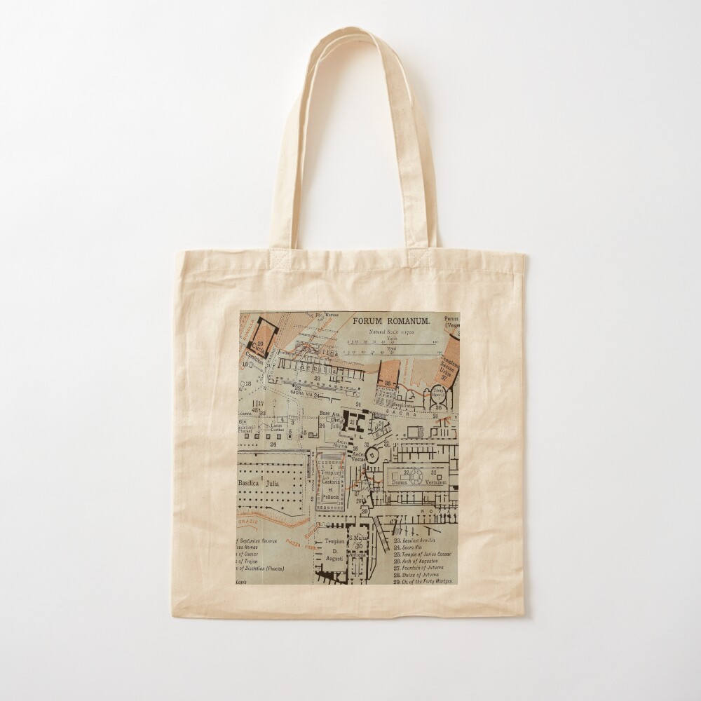 Vintage Map of The Roman Forum - Vintage Fashion Forum ulasan dan harga
