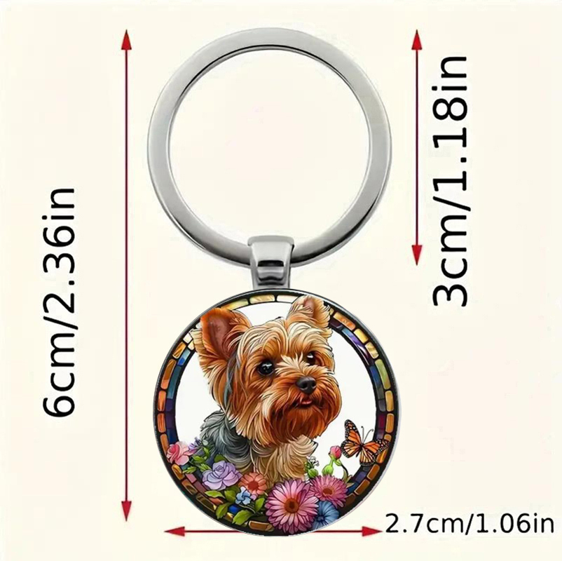 Vintage York keychain with flo - Vintage Fashion York ulasan dan harga