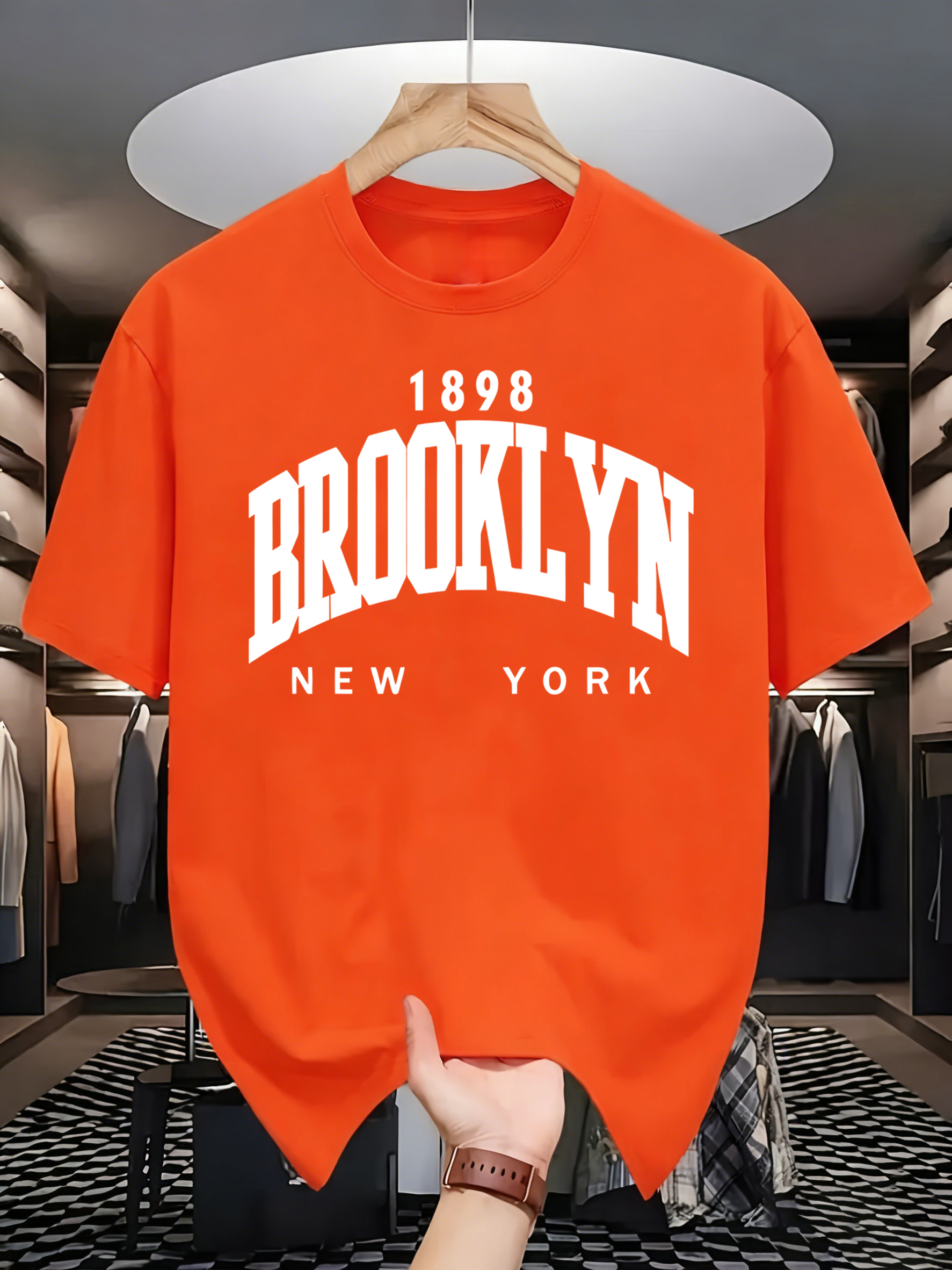 Brooklun New York Letter Print - Vintage Fashion York ulasan dan harga