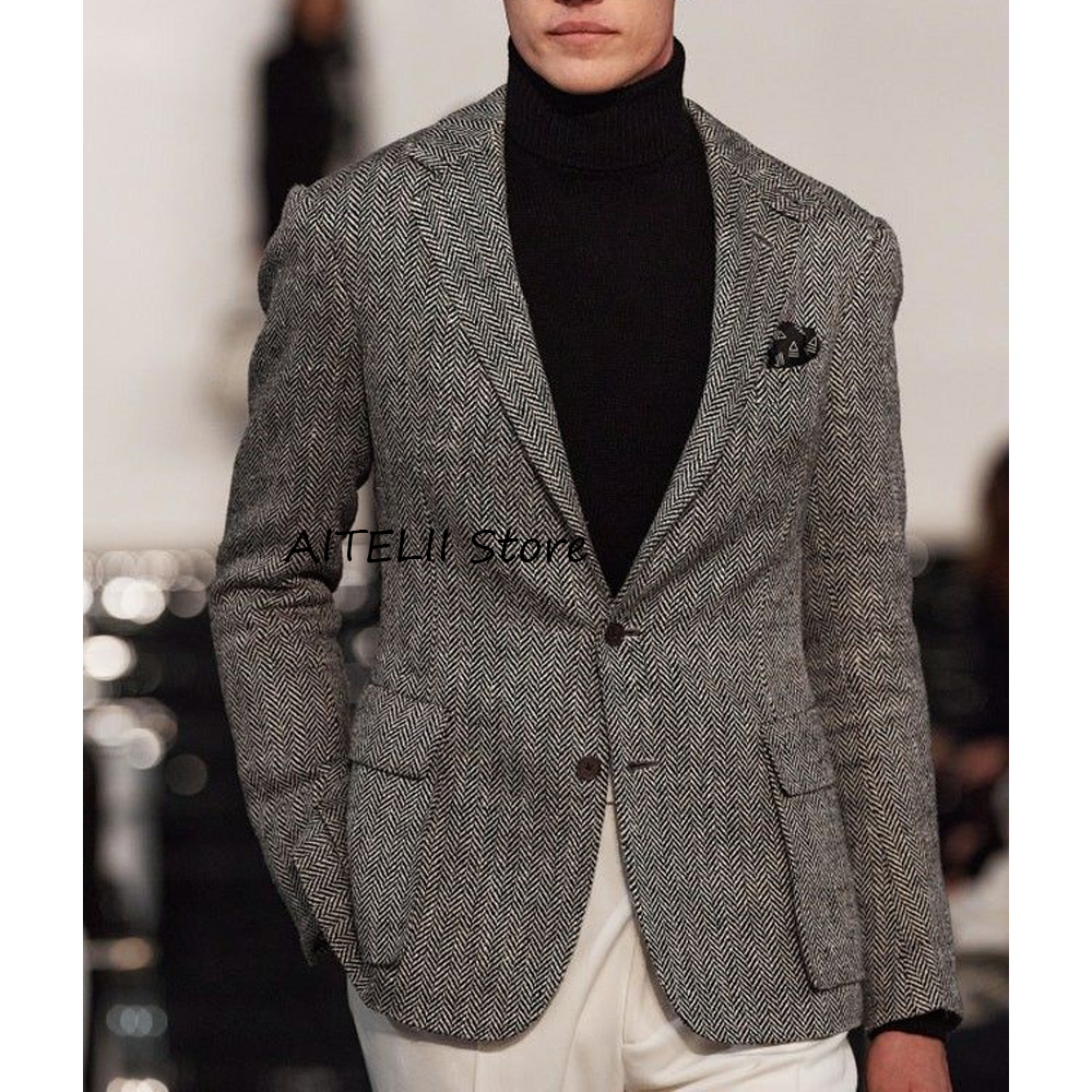 Casual Suit Jackets for Man Vi - Vintage Urban Fashion ulasan dan harga
