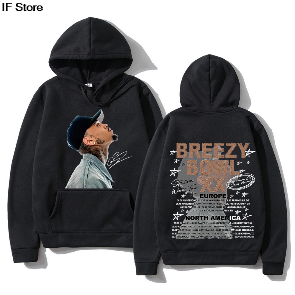 Rapper Chris Brown Breezy Bowl - Vintage Fashion Pop Up ulasan dan harga