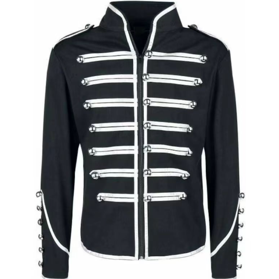 Men's Steampunk Rockstar Jacke - Vintage Fashion Jacket ulasan dan harga