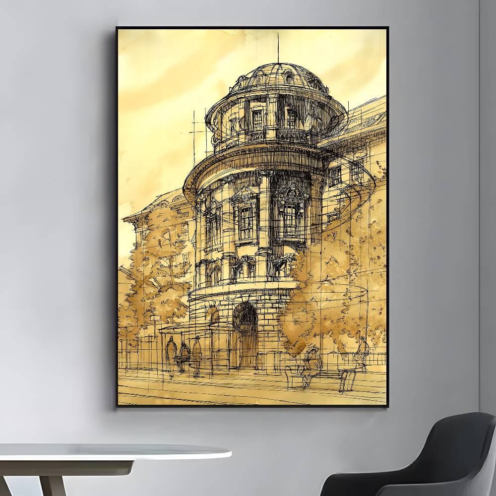 Vintage Architecture Drawings  - Vintage Fashion Drawings ulasan dan harga