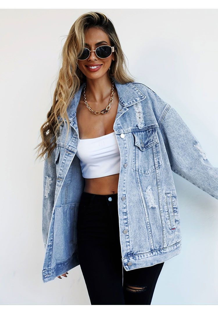 Jeans Jackets for Woman Jacket - Vintage Fashion Books ulasan dan harga