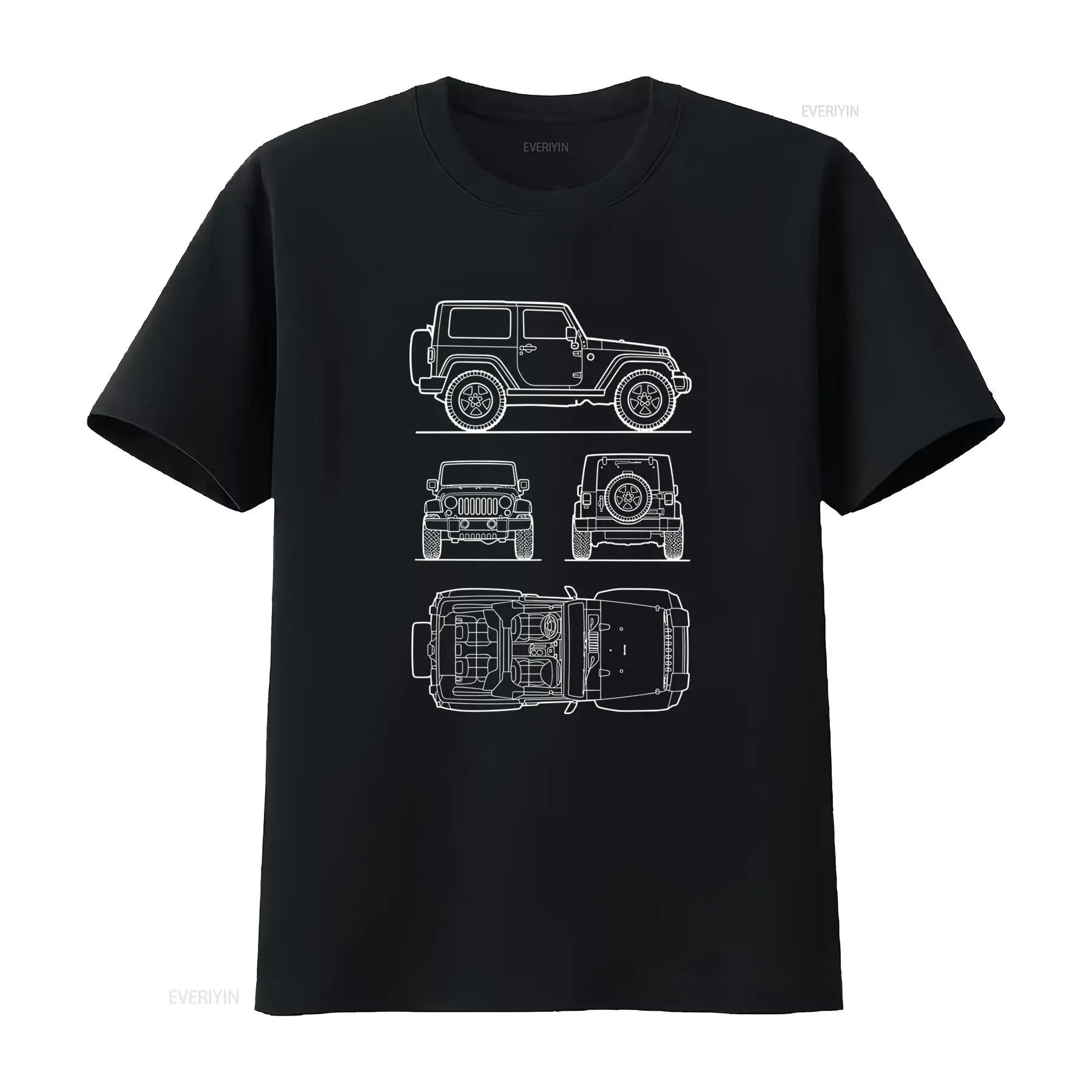 Off Road SUV Rubicon Men's T S - Vintage Fashion Drawings ulasan dan harga