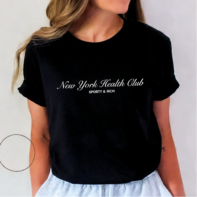 New York Letters Printing Wome - Vintage Fashion York ulasan dan harga