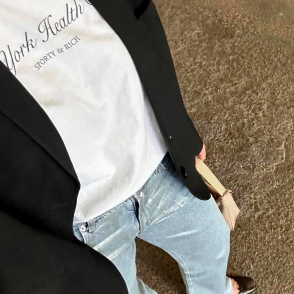 New York Letters Printing Wome - Vintage Fashion York ulasan dan harga