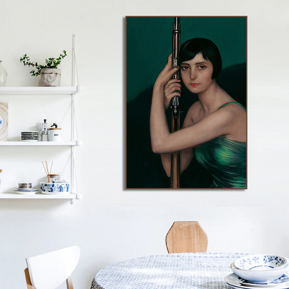 Renaissance Women Portrait Pos - Vintage Fashion Art ulasan dan harga