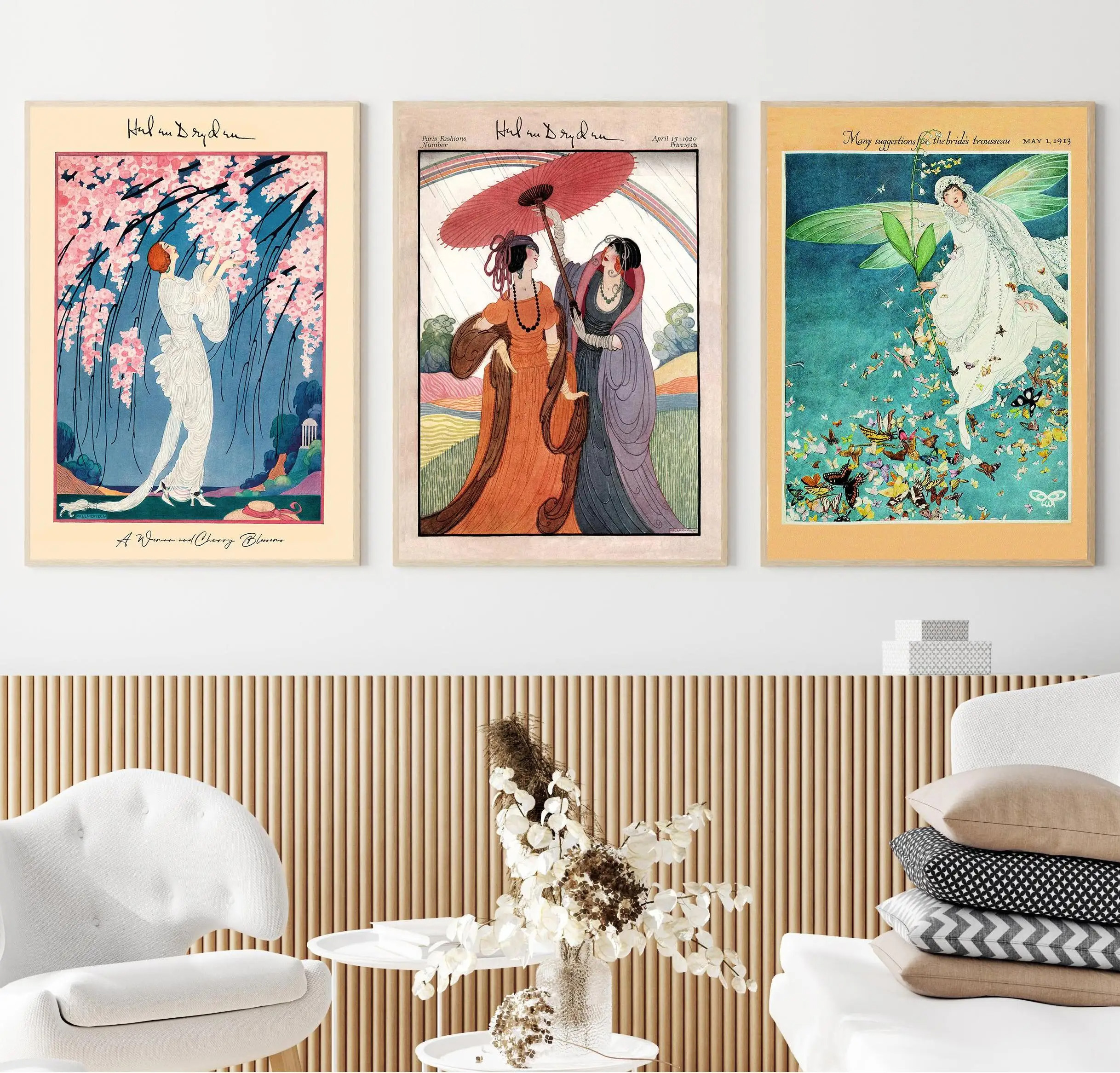 Vintage Magazine Art Covers Il - Vintage Fashion Magazine Covers ulasan dan harga