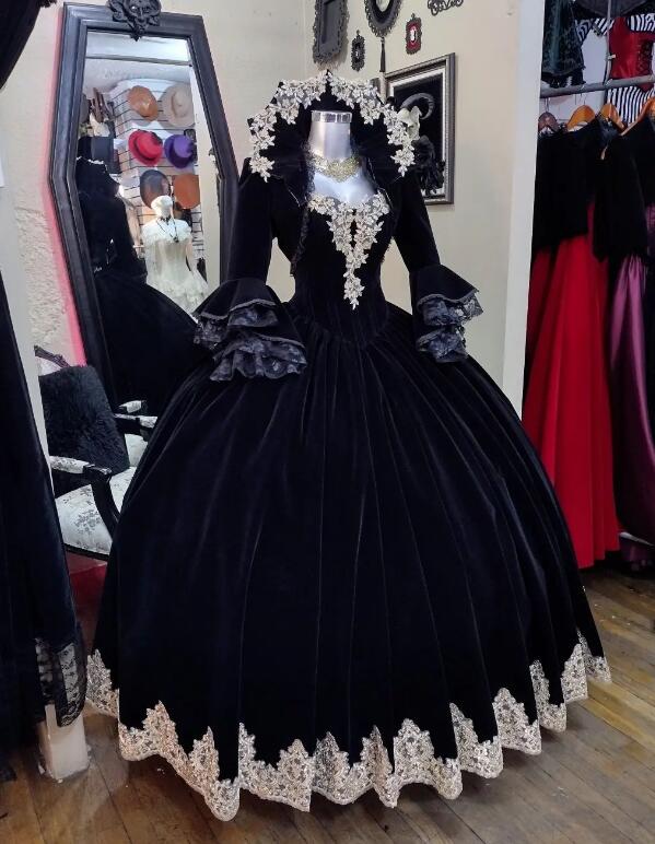 Black Velvet Victorian Gothic  - Velvet Blazer Vintage ulasan dan harga