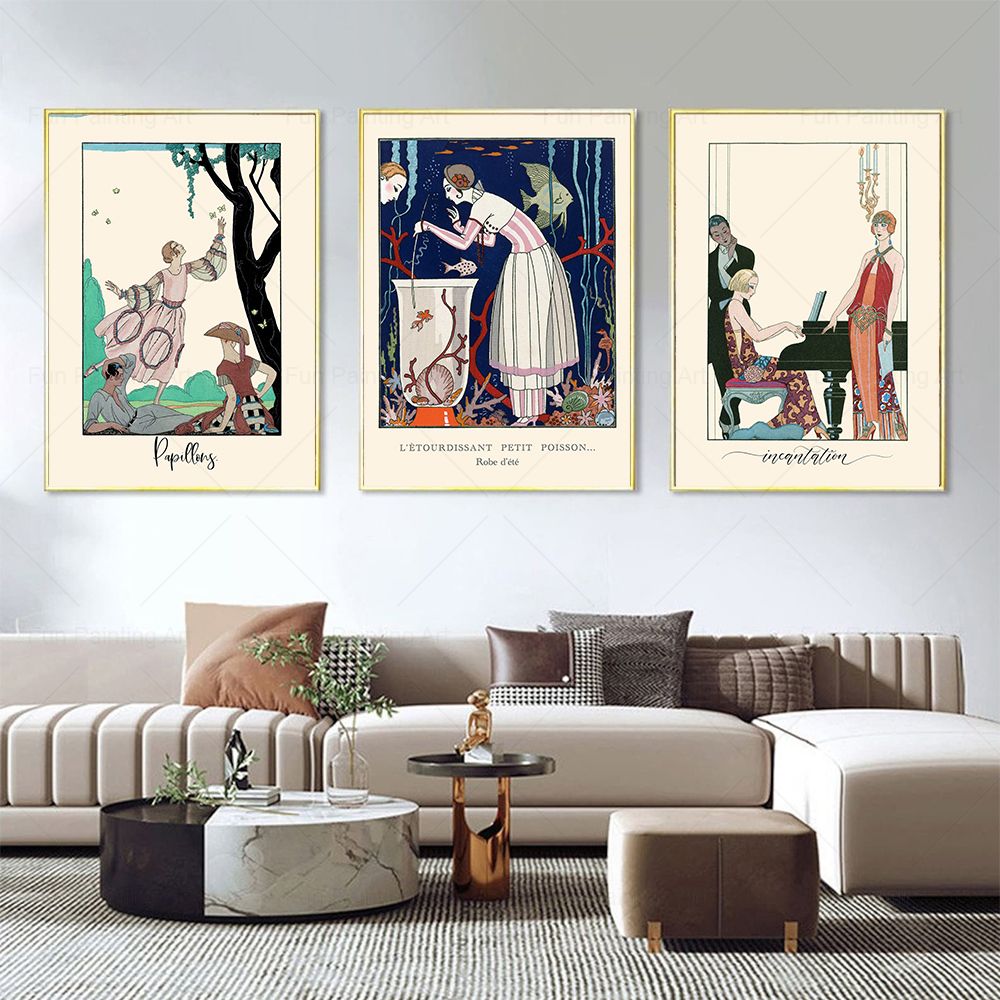 Vintage Print 1920s French Fas - Vintage Fashion Magazine Covers ulasan dan harga