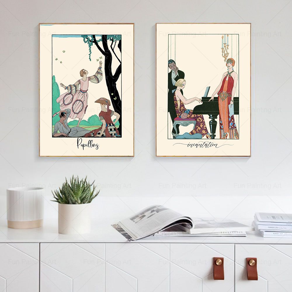 Vintage Print 1920s French Fas - Vintage Fashion Magazine Covers ulasan dan harga