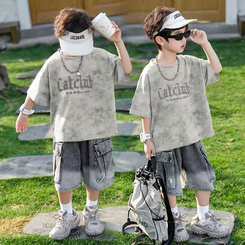 Little Boys 2 Piece Summer Out - Tie Dye Shirt Vintage ulasan dan harga