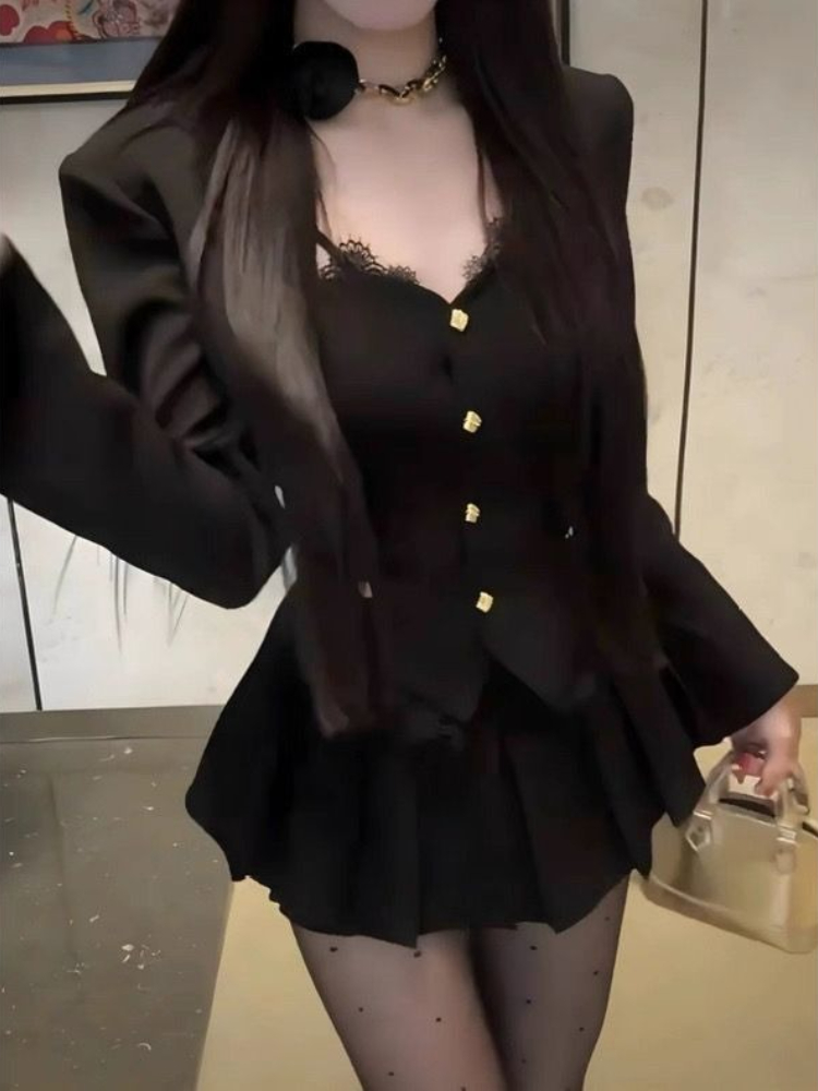 Autumn Sexy Vintage Elegant 3  - Vintage Fashion Jacket ulasan dan harga