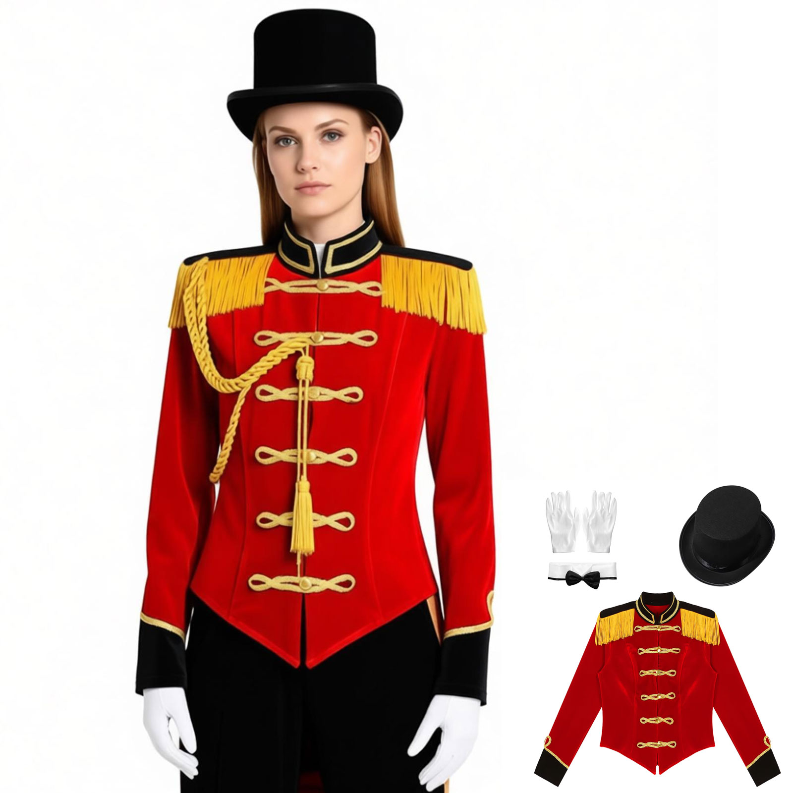 Women's Circus Costume Velvet  - Velvet Blazer Vintage ulasan dan harga