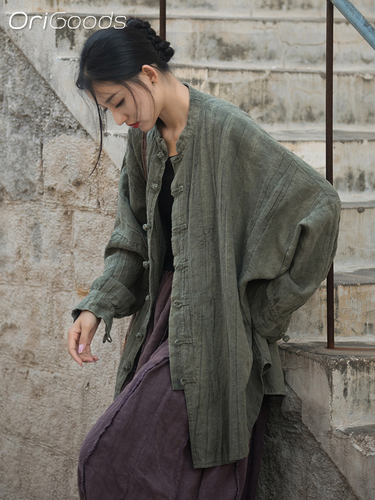 OriGoods Oversized Shirt Woman - Tie Dye Shirt Vintage ulasan dan harga