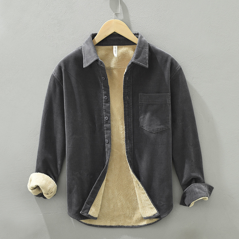1352 Daily All-Match Men Shirt - Vintage Urban Fashion ulasan dan harga
