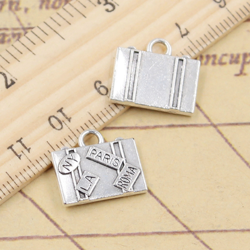 10pcs Charms Travel Bags New Y - Vintage Fashion York ulasan dan harga