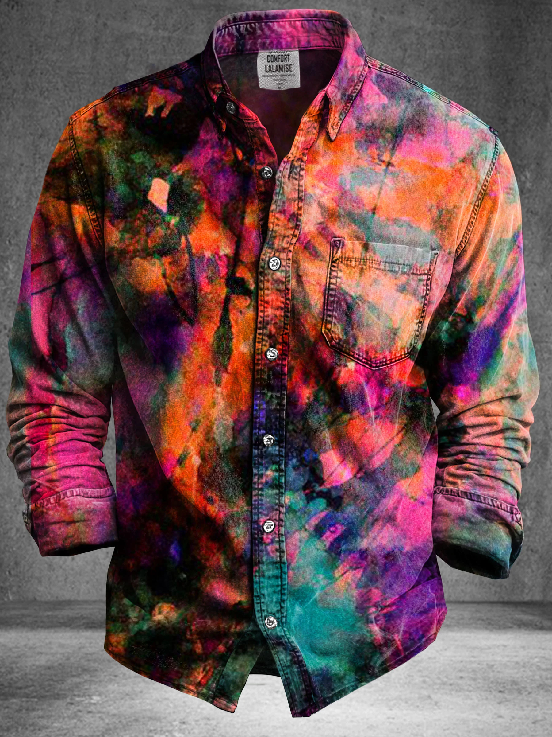 Vintage Abstract Gradient Wave - Vintage Fashion Art ulasan dan harga