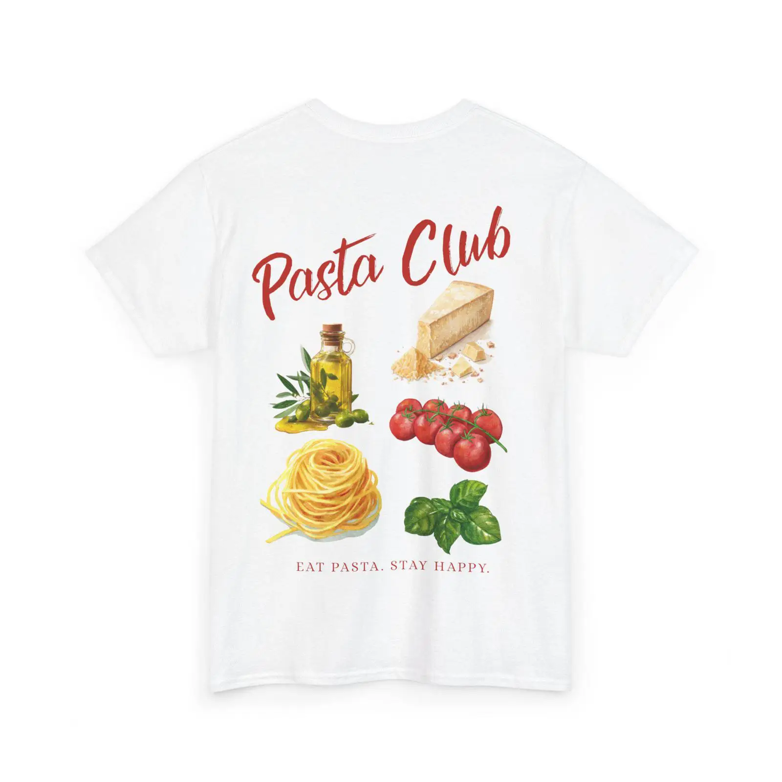 Pasta Club illustration T Shir - Vintage Fashion Illustrations ulasan dan harga