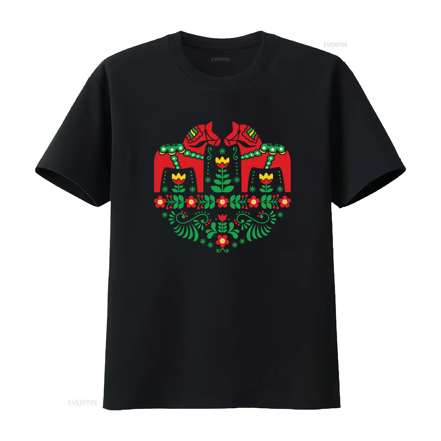 Vintage Swedish Dala Horse T S - Vintage Fashion Art ulasan dan harga