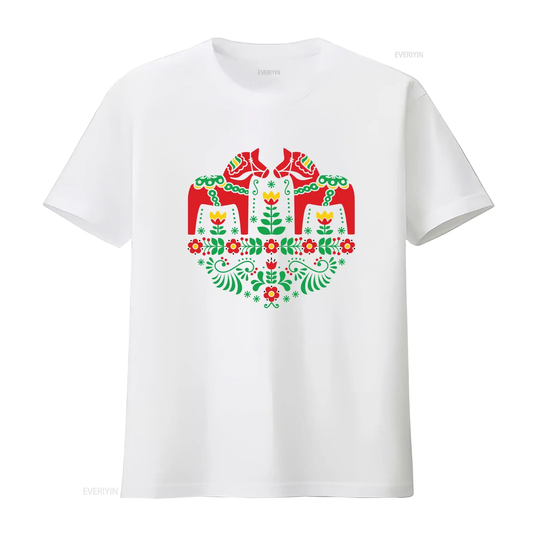 Vintage Swedish Dala Horse T S - Vintage Fashion Art ulasan dan harga