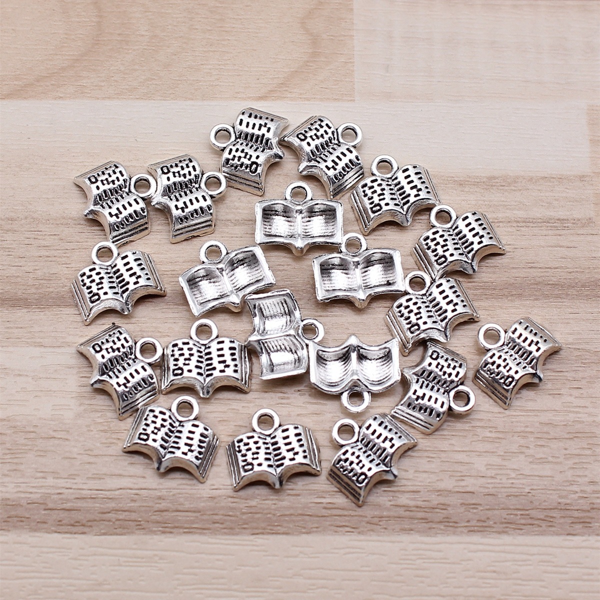 IFOCUS 20pcs/Lot Book Charms F - Vintage Fashion Books ulasan dan harga