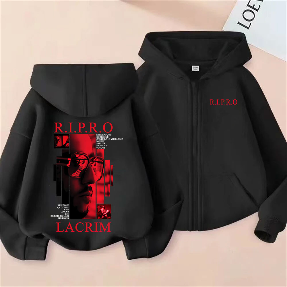 Rapper Lacrim R.I.P.R.O Zipper - Vintage Fashion Pop Up ulasan dan harga