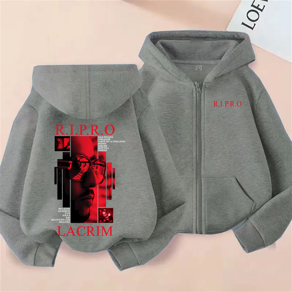 Rapper Lacrim R.I.P.R.O Zipper - Vintage Fashion Pop Up ulasan dan harga
