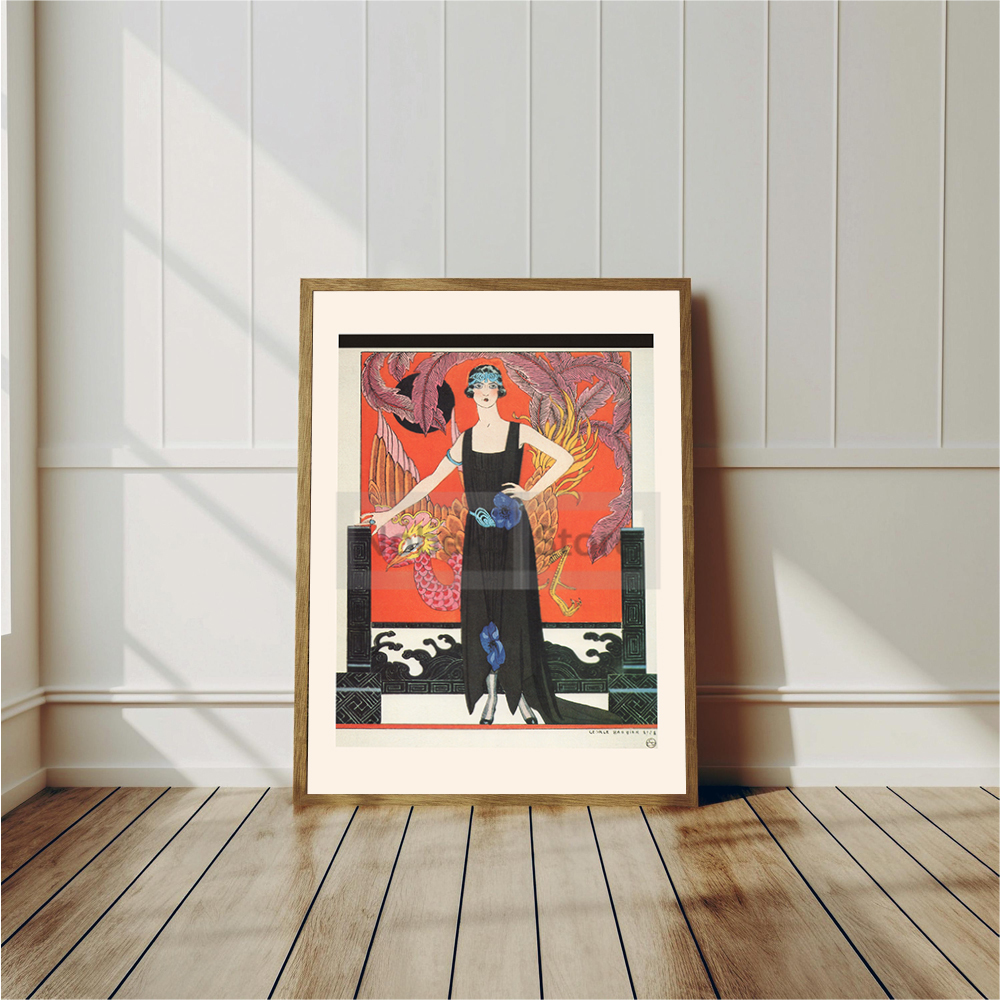 Vintage French Deco Art Illust - Vintage Fashion Illustrations ulasan dan harga