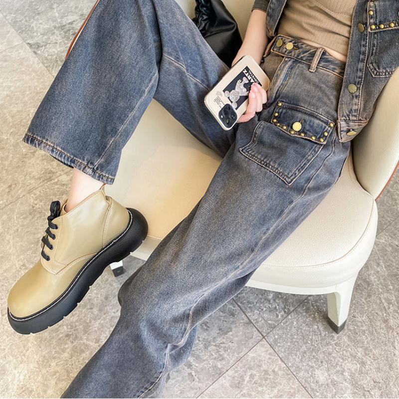 Two Piece Women Clothing Denim - Vintage Fashion Jacket ulasan dan harga